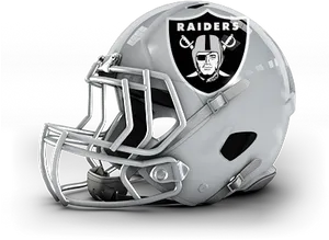 Raiders Football Helmet3 D Render PNG Image