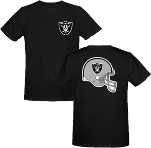 Raiders Football Team T Shirt Design PNG Image