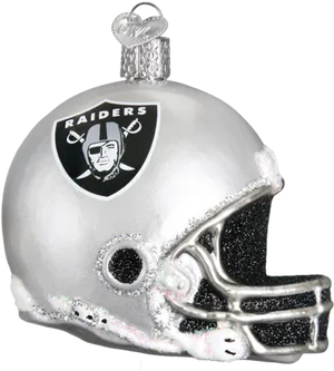 Raiders Helmet Christmas Ornament PNG Image