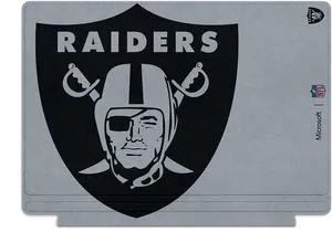 Raiders Logoon Surface Device PNG Image