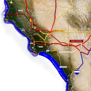 Railroad Network Map PNG 06242024 PNG