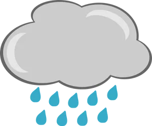 Rain Cloud Clipart PNG