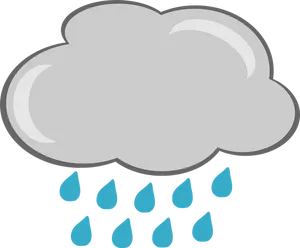 Rain Cloud Clipart PNG Image