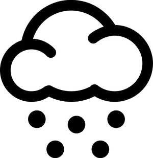 Rain Cloud Icon PNG