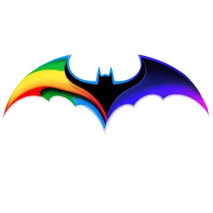 Rainbow Batman Logo Png 05042024 PNG Image