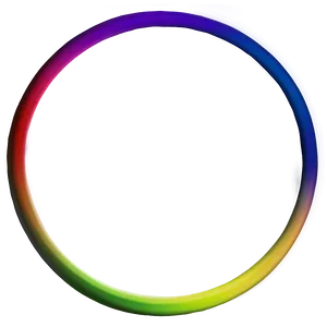 Rainbow Circle Digital Painting Png 47 PNG Image