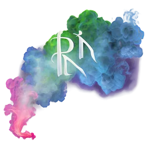 Rainbow Color Smoke Effect Png Vcb PNG Image