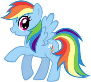 Rainbow Dash My Little Pony PNG Image