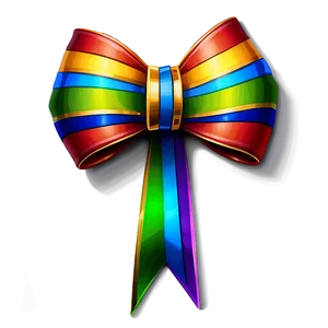 Rainbow Gift Bow Png 95 PNG Image