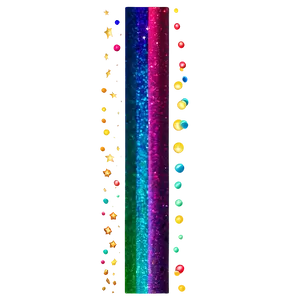 Rainbow Glitter Line Design Png Hfq PNG Image