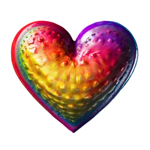 Rainbow Heart Clipart Png Slp7 PNG Image