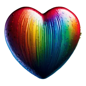 Rainbow Heart Emoji PNG Pux45 PNG