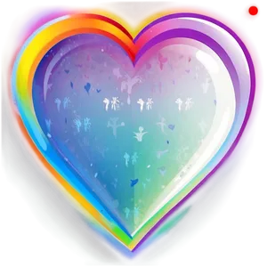 Rainbow Heart Icon PNG 06252024 PNG