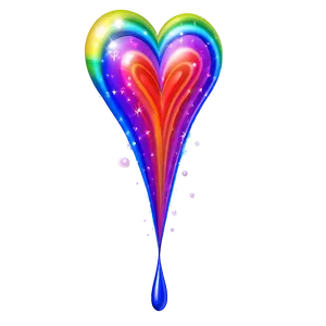 Rainbow Heart Transparent Background Png 90 PNG Image