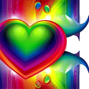 Rainbow Heart Transparent Background Png Ooo97 PNG Image