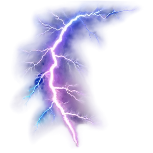 Rainbow Lightning Strike Png 96 PNG Image