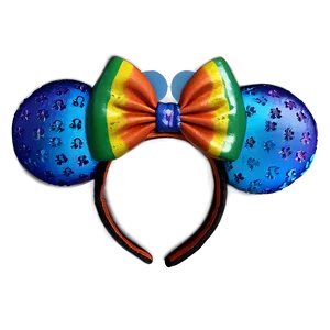 Rainbow Mouse Ears Png 06292024 PNG Image