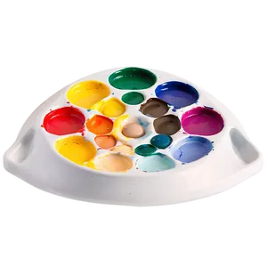 Rainbow Paint Palette Png Drm92 PNG Image