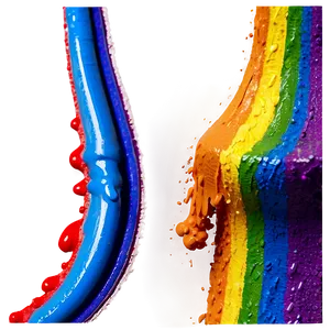 Rainbow Paint Stroke Png 3 PNG Image