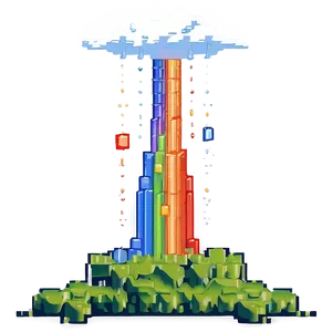 Rainbow Pixel Art Png 94 PNG Image