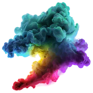 Rainbow Smoke Effect Png Esw82 PNG Image