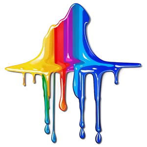 Rainbow Spray Paint Drip Png 54 PNG Image