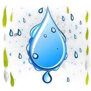 Raindrop Illustration Png 7 PNG Image