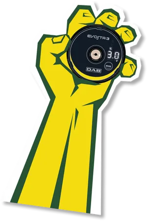 Raised Fist Evolution Sticker PNG