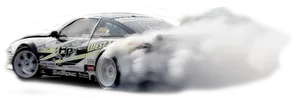 Rally Car Drifting Smoke Action.jpg PNG Image