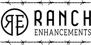 Ranch Enhancements Barbwire Logo PNG Image