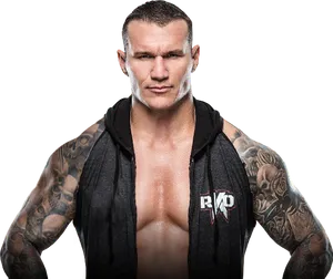 Randy Orton Wrestler Pose PNG Image