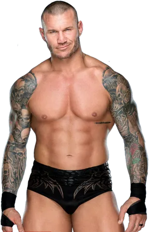 Randy Orton Wrestler Pose PNG Image