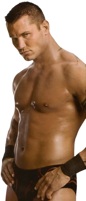 Randy Orton Wrestler Pose PNG Image