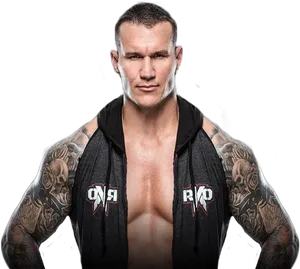 Randy Orton Wrestler Pose PNG Image