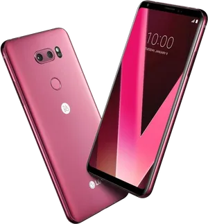 Raspberry L G Smartphone Dual Camera PNG Image