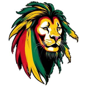 Rasta Lion Graffiti Art Png 06292024 PNG Image