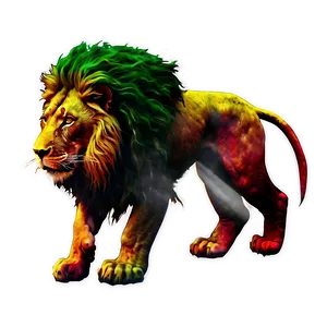 Rasta Lion In Cosmic Space Png Wiw PNG Image