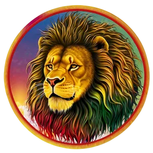 Rasta Lion Peace Symbol Png Fdr PNG Image