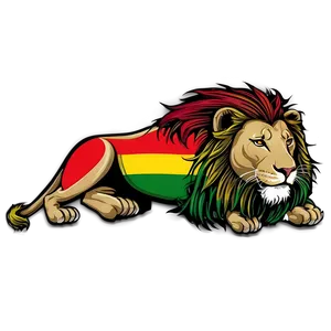 Rasta Lion Vector Art Png 06292024 PNG Image