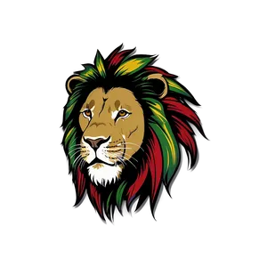 Rasta Lion Vector Art Png 06292024 PNG Image