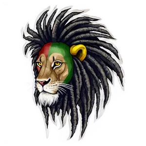 Rasta Lion With Dreadlocks Png 06292024 PNG Image