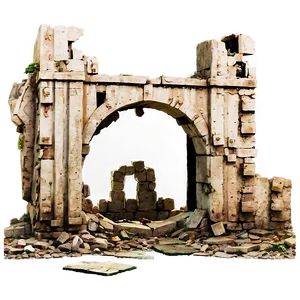 Ravaged City Ruins Png Smy40 PNG Image