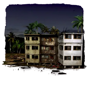 Ravaged Urban Landscape Png 13 PNG Image