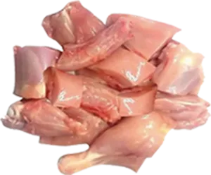 Raw Chicken Breast Pieces.png PNG Image