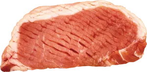 Raw Pork Loin Cut Isolated PNG Image