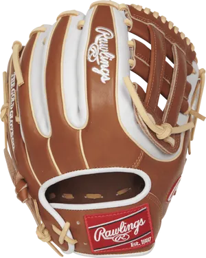 Rawlings Leather Baseball Glove PNG Image