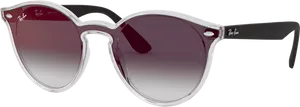 Ray Ban Gradient Sunglasses PNG Image