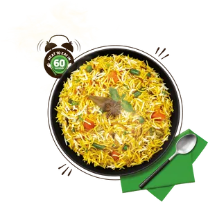 Readyto Eat Veg Biryani PNG Image