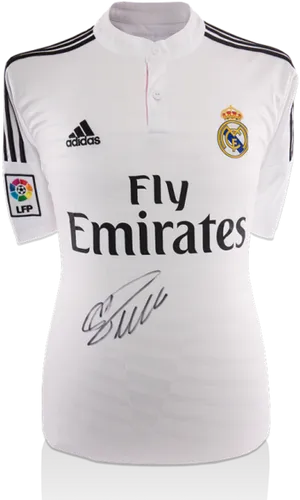 Real Madrid Adidas Jersey Signed PNG Image