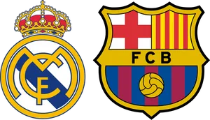 Real Madridand F C Barcelona Crests PNG Image